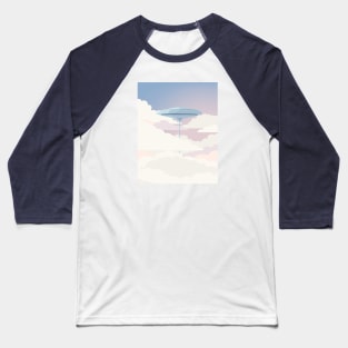 City in the Clouds Baseball T-Shirt